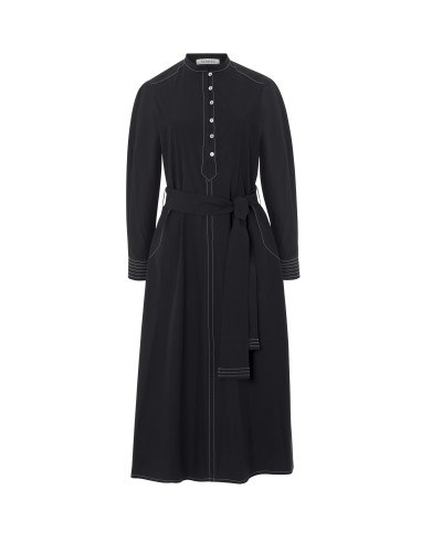 Vestido camisero manga larga