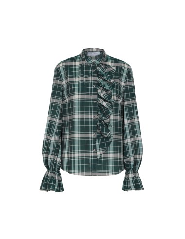 Camisa cuadros verde