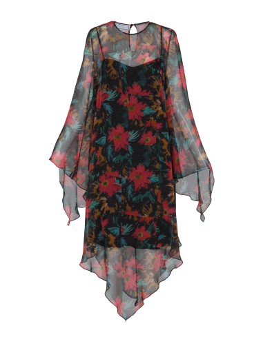 Túnica muselina de seda floral con enagua