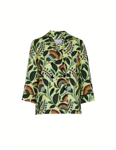 Sobrecamisa estampado tropical