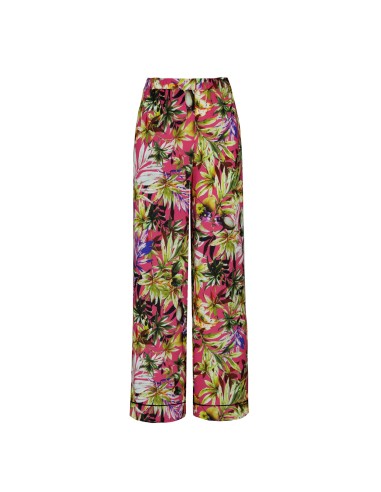 Pantalón pijamero estampado tropical