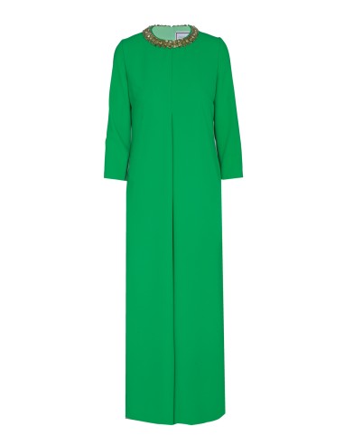 Vestido túnica con collar joya