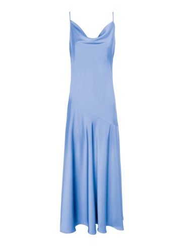 Vestido lencero azul celeste