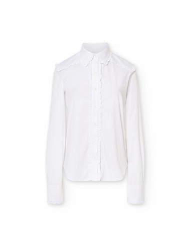 Camisa de manga larga con volantes